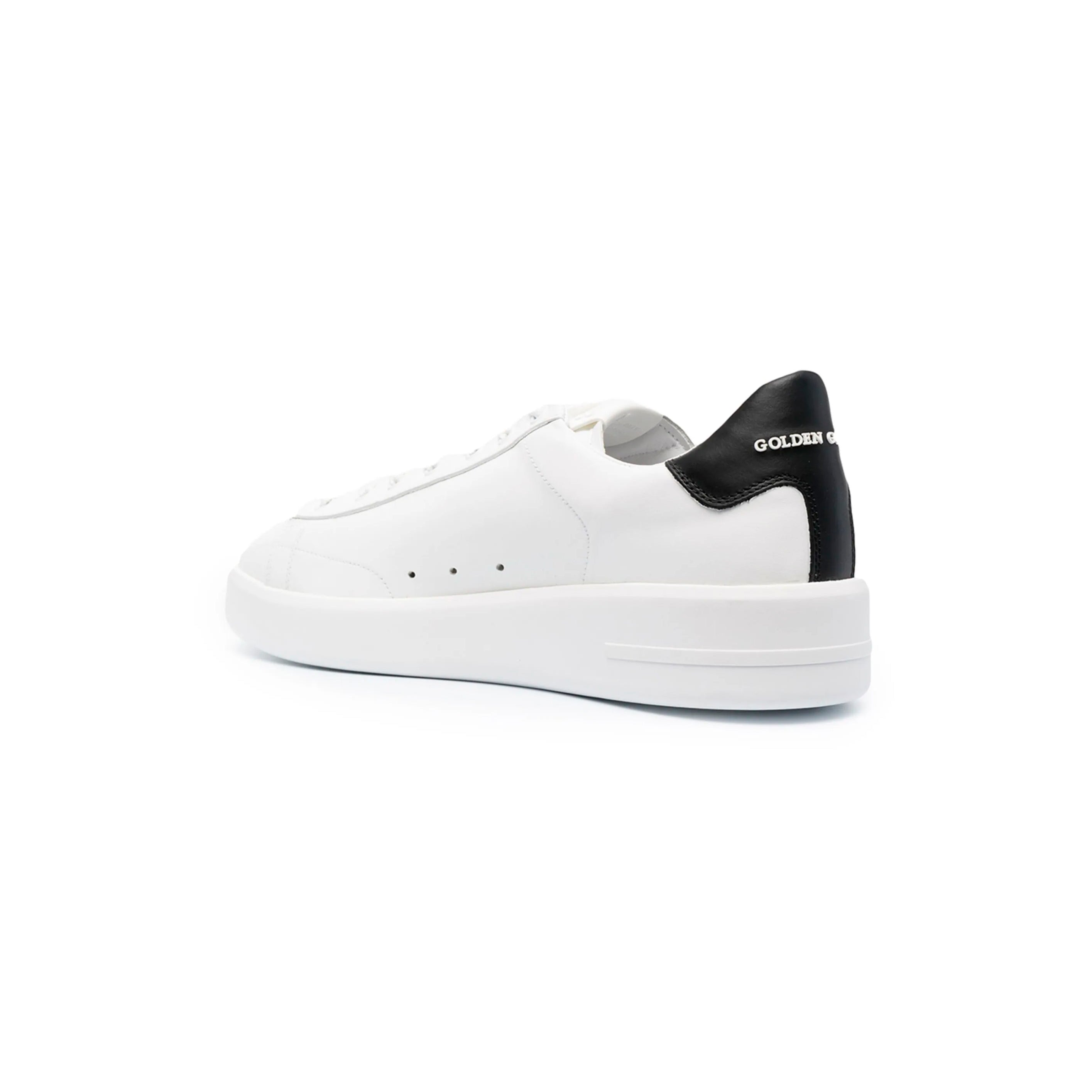 Golden Goose Pure Star Sneaker Weiß mit Details Schwarz