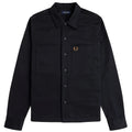 Twill Overshirt - Schwarz