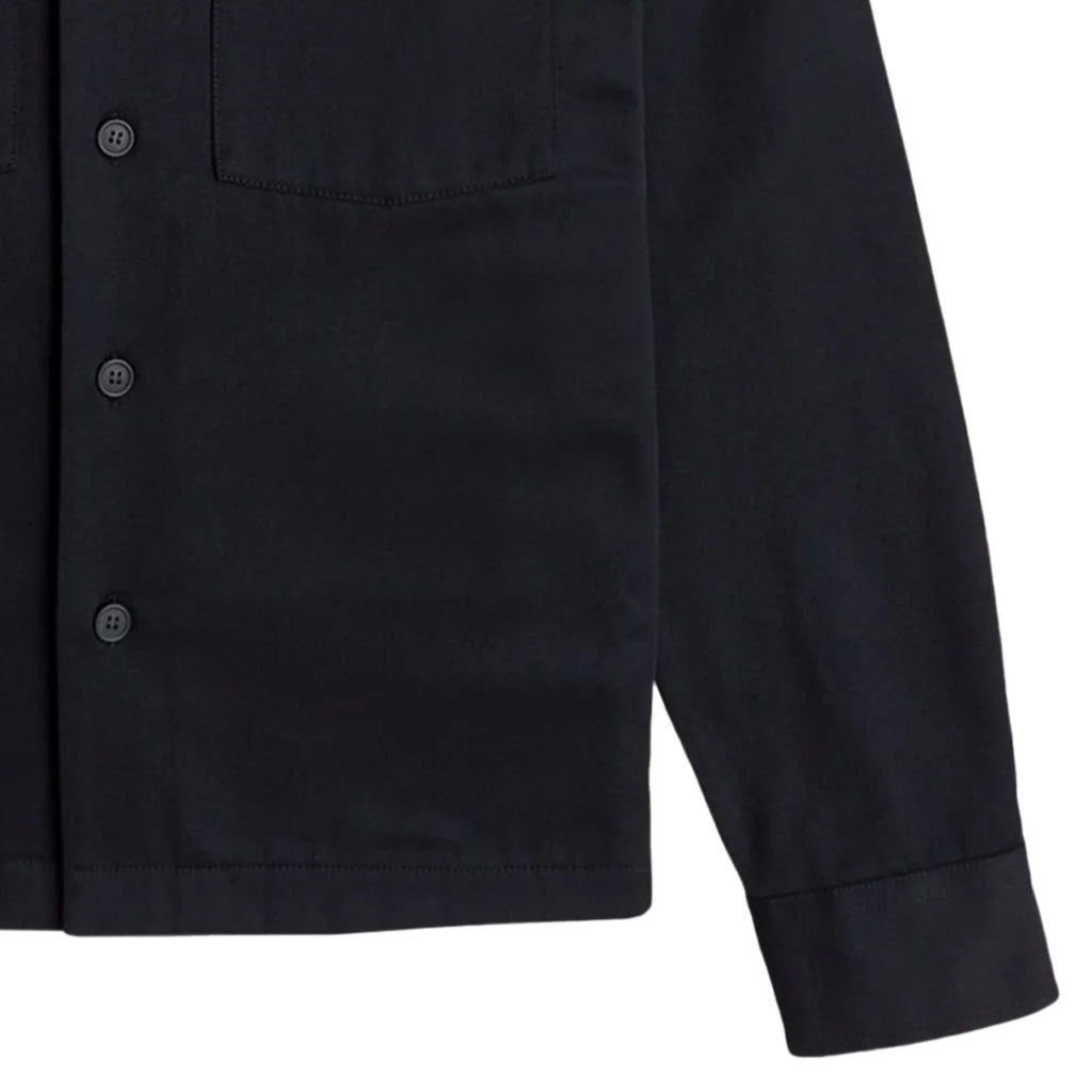 Twill Overshirt - Schwarz