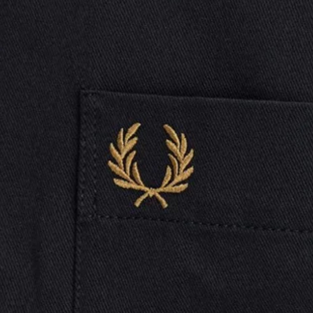 Twill Overshirt - Schwarz