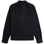 Twill Overshirt - Schwarz