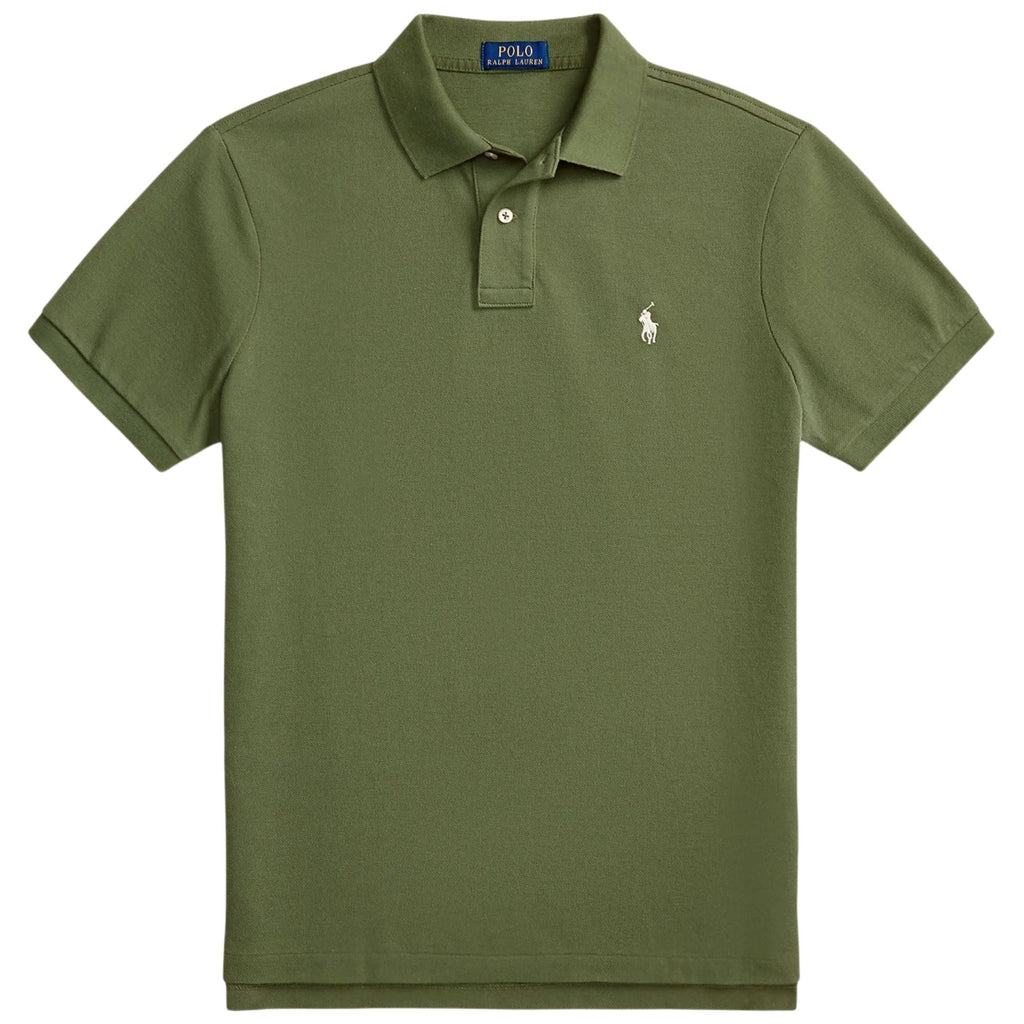Kurzarm-Poloshirt – Grün