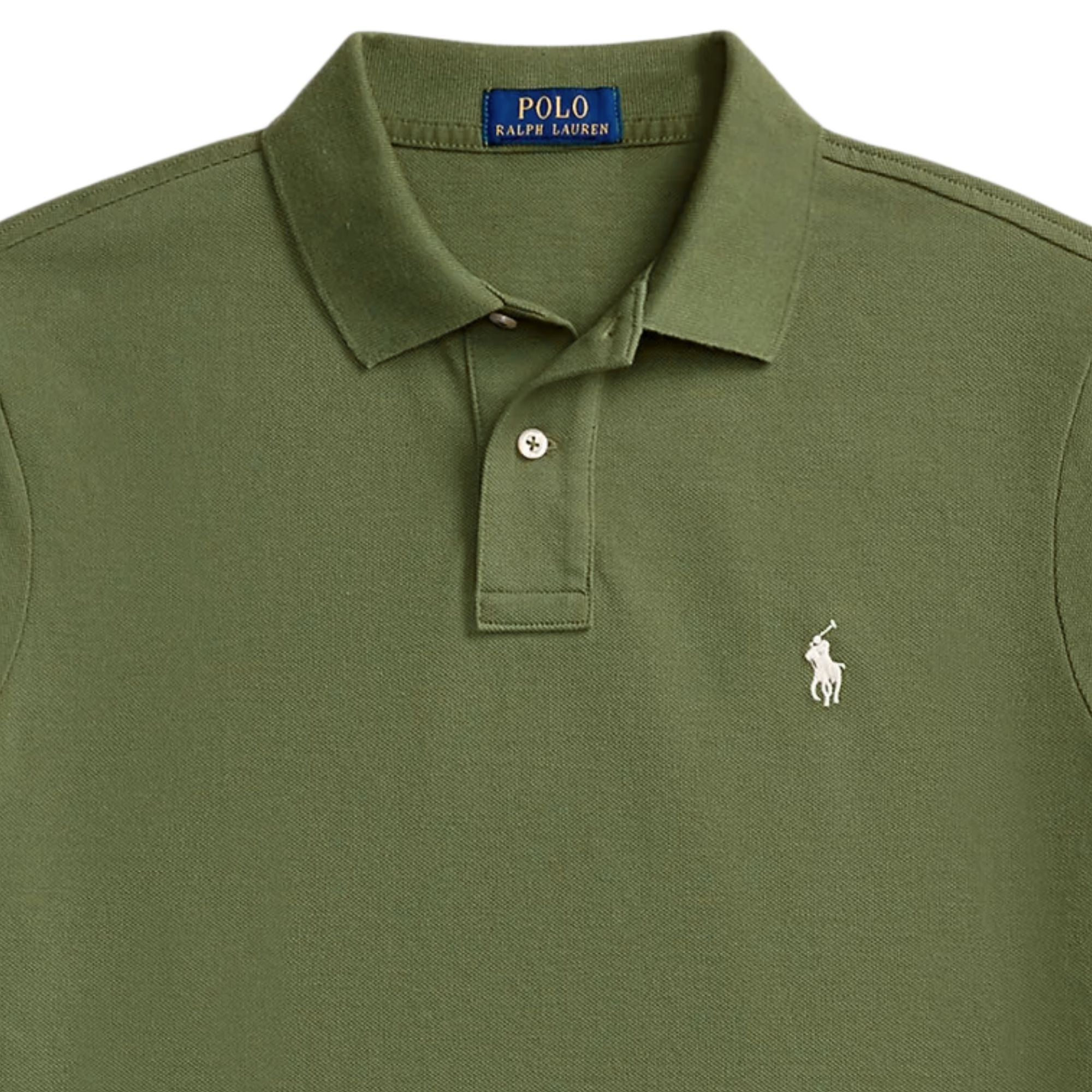 Kurzarm-Poloshirt – Grün