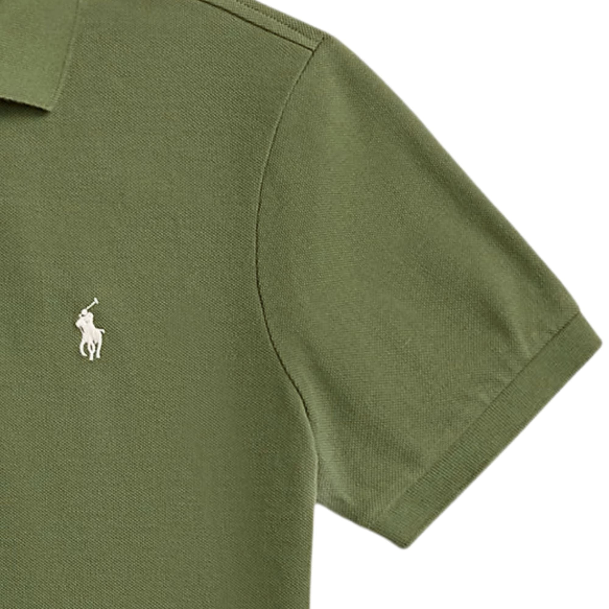 Kurzarm-Poloshirt – Grün