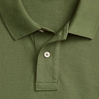 Kurzarm-Poloshirt – Grün