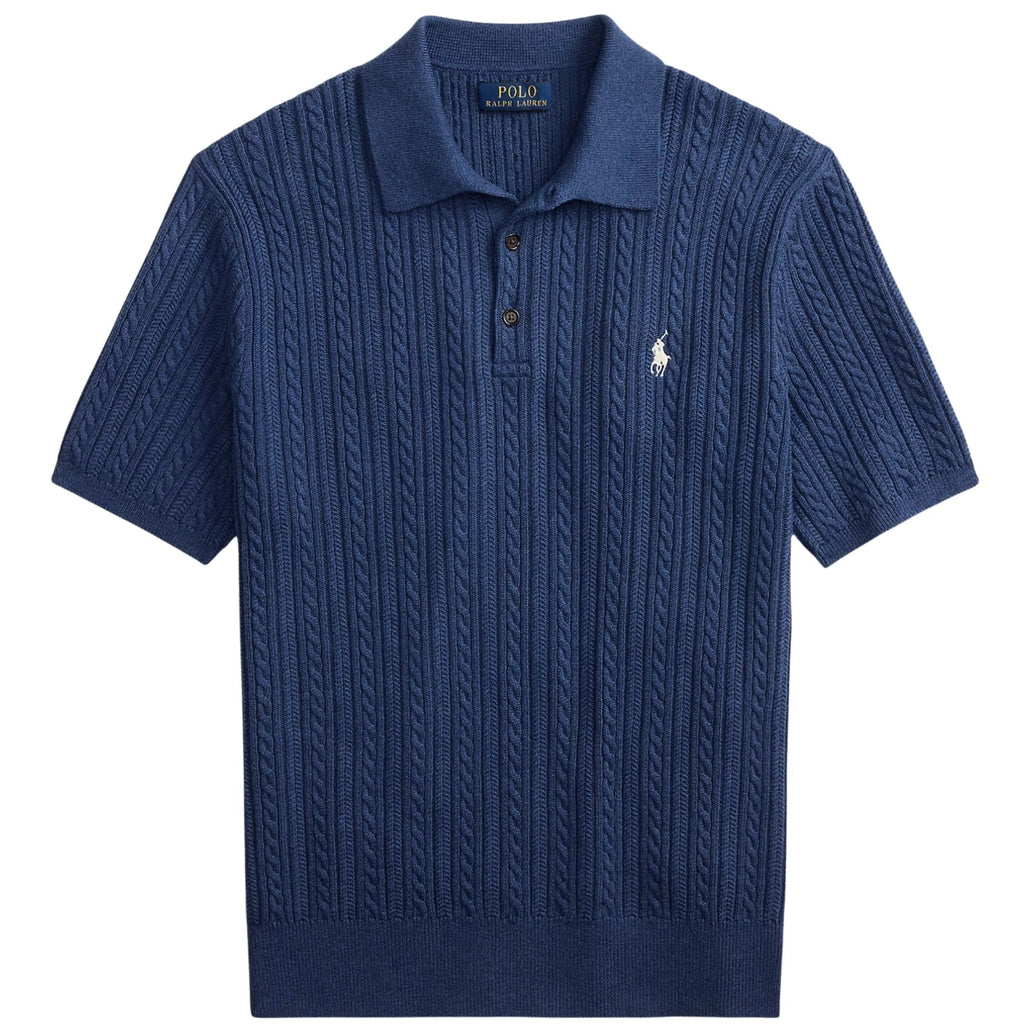 Strickpolo – Marineblau