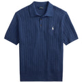 Strickpolo – Marineblau