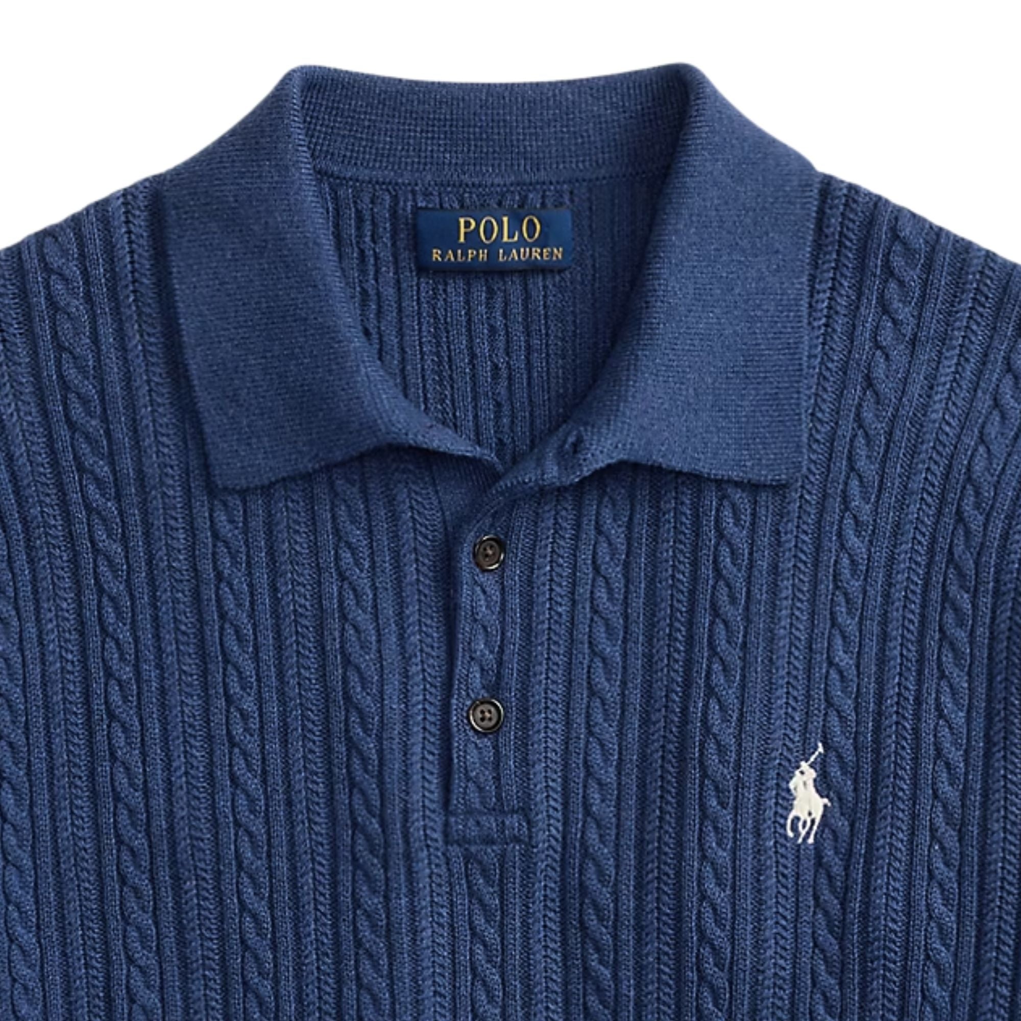 Strickpolo – Marineblau