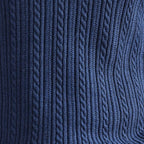 Strickpolo – Marineblau