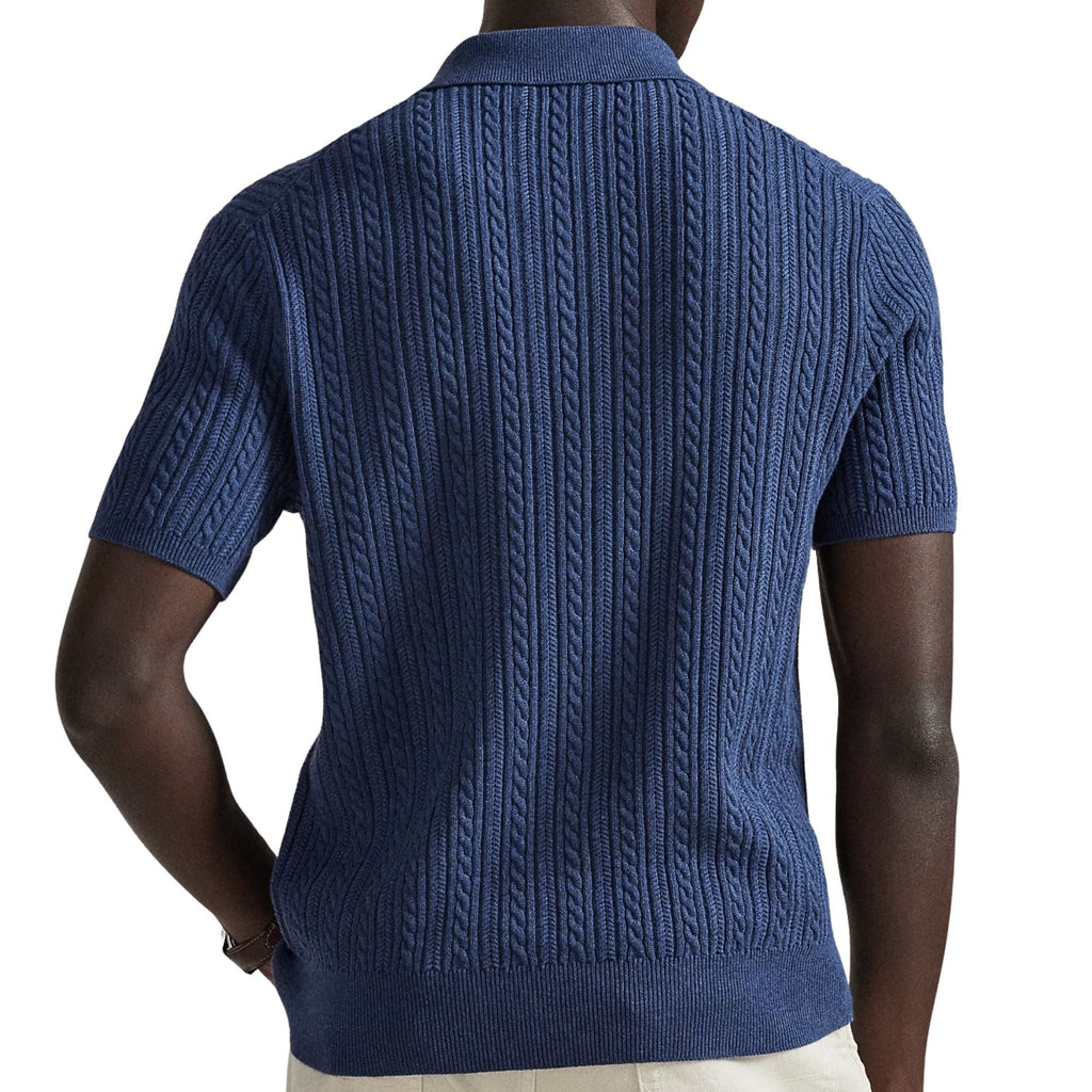 Strickpolo – Marineblau
