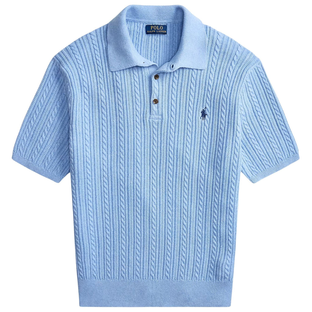 Strickpolo – Hellblau