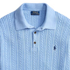Strickpolo – Hellblau