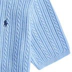 Strickpolo – Hellblau