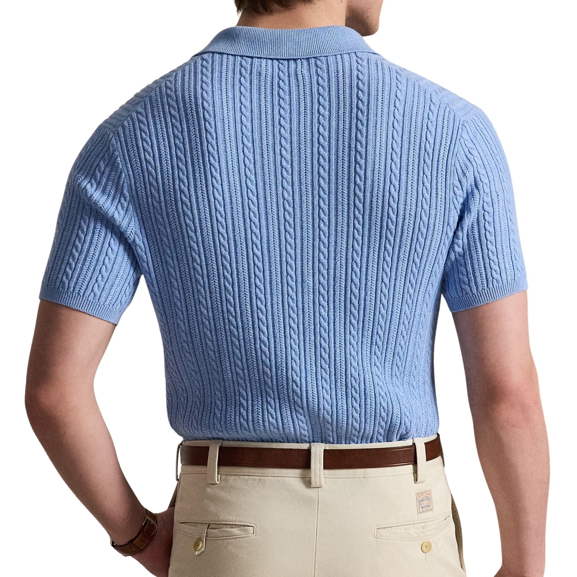 Strickpolo – Hellblau