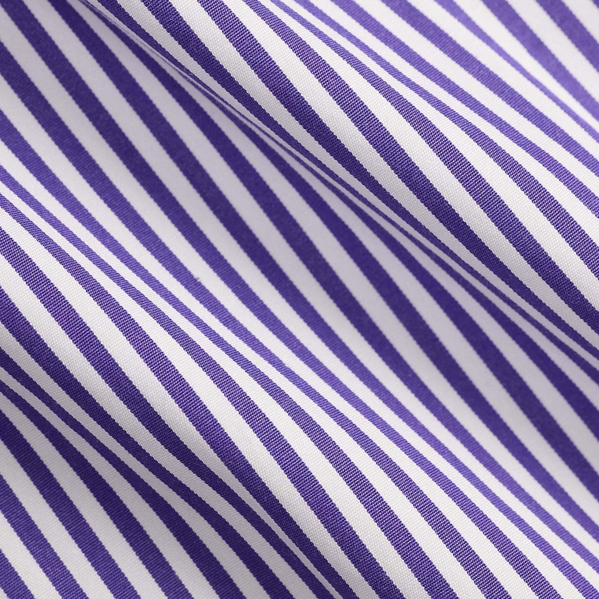 Gestreiftes Popeline-Hemd – Lila