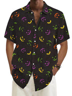 Halloween Pattern Kurz Ärmel Hemd 19