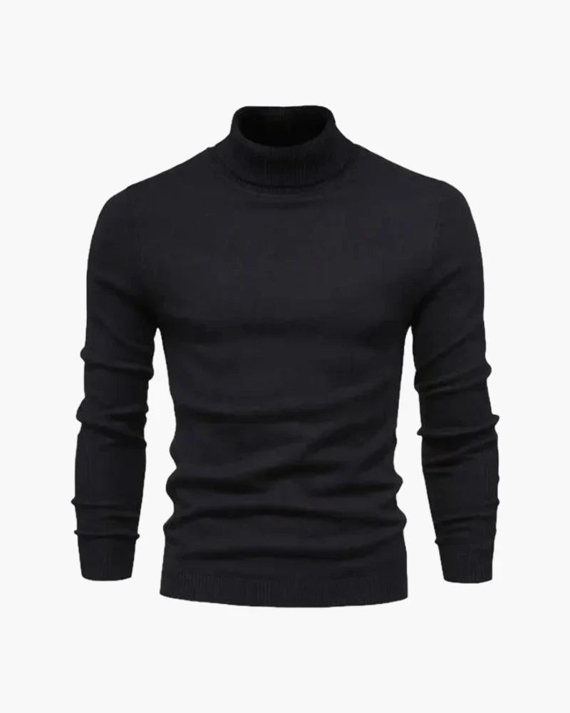 JANGSAN Merinowolle-Rollkragenpullover