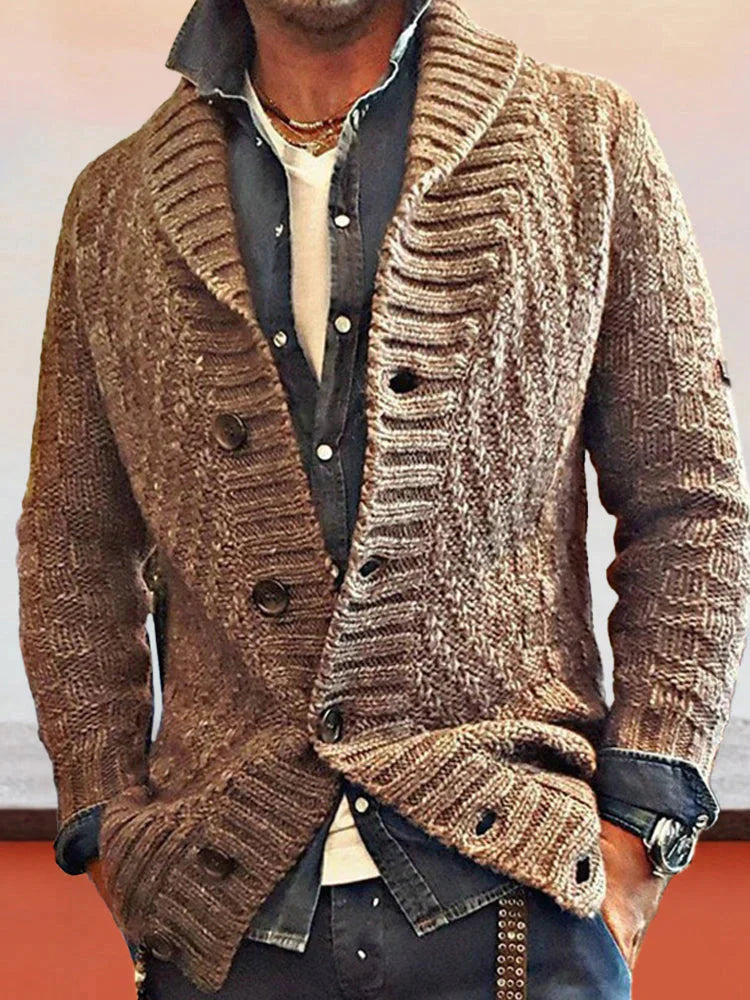 Lang-sleeved Chunky Strick Pullover