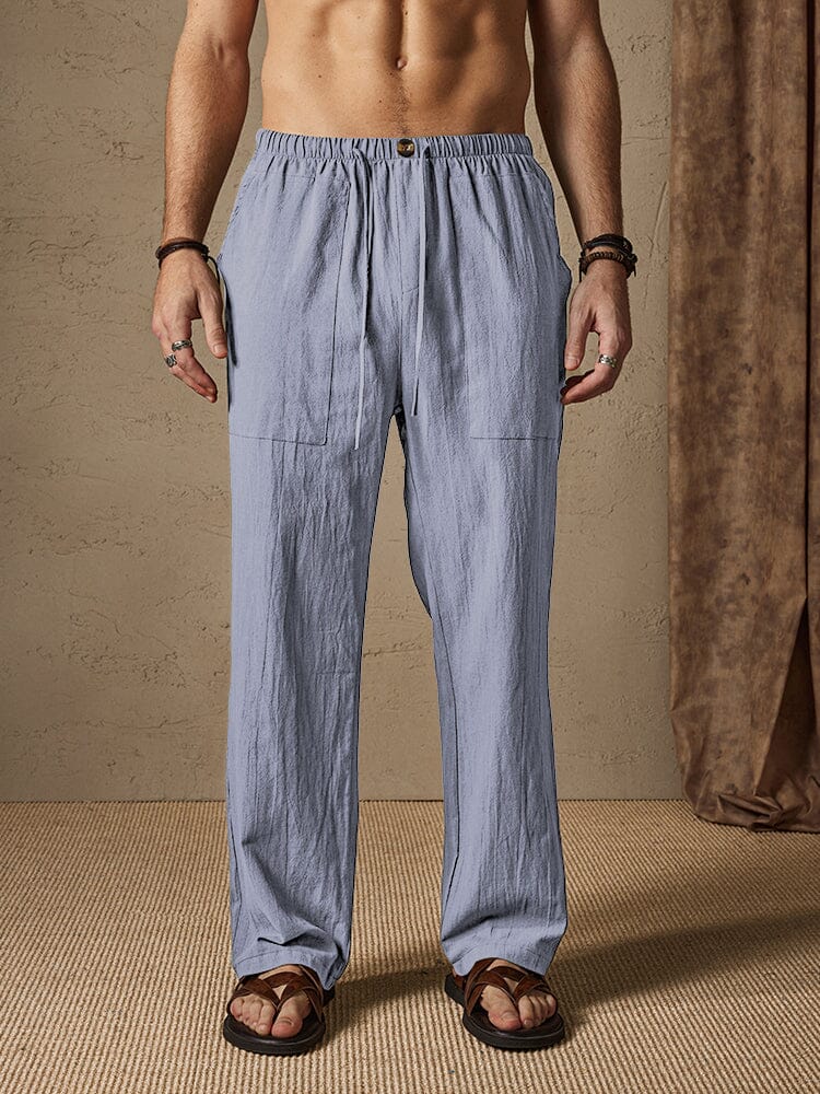 Casual Baumwolle Leinen Stil Hose