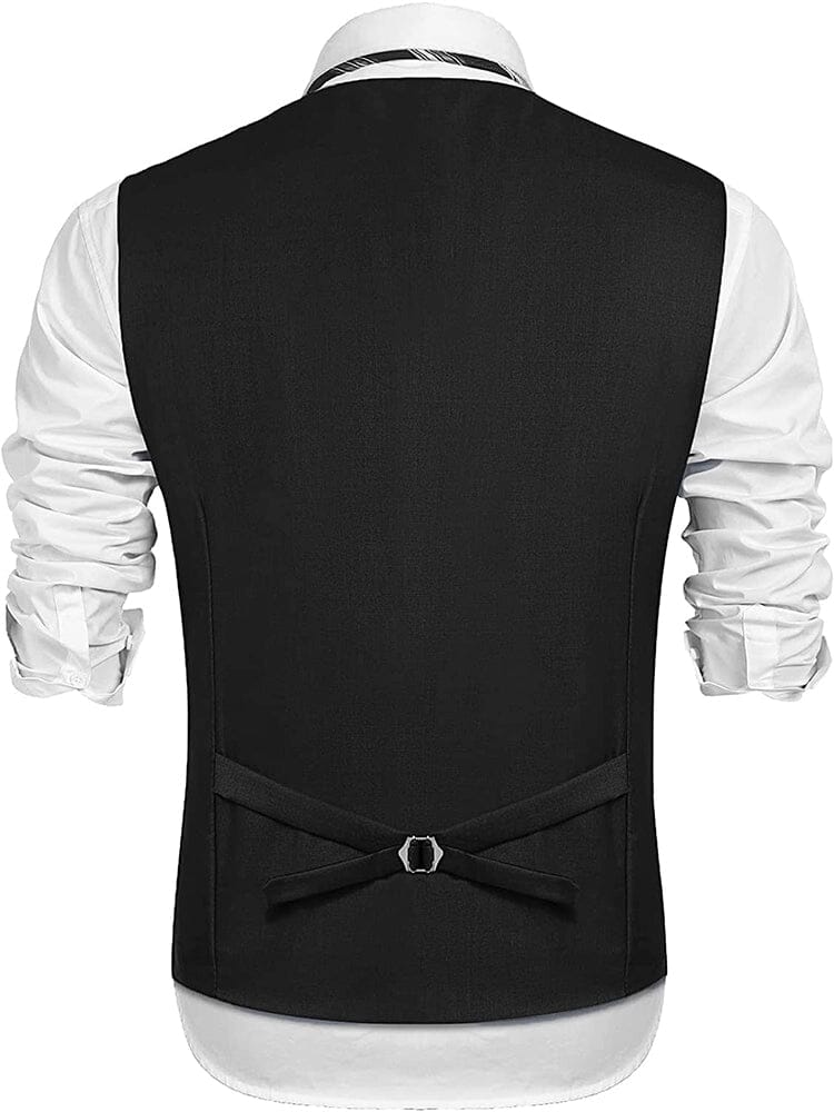 2-Teil Two Knopf Uni Prom Tuxedo Blazer Weste Set
