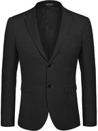 2-Teil Two Knopf Uni Prom Tuxedo Blazer Weste Set