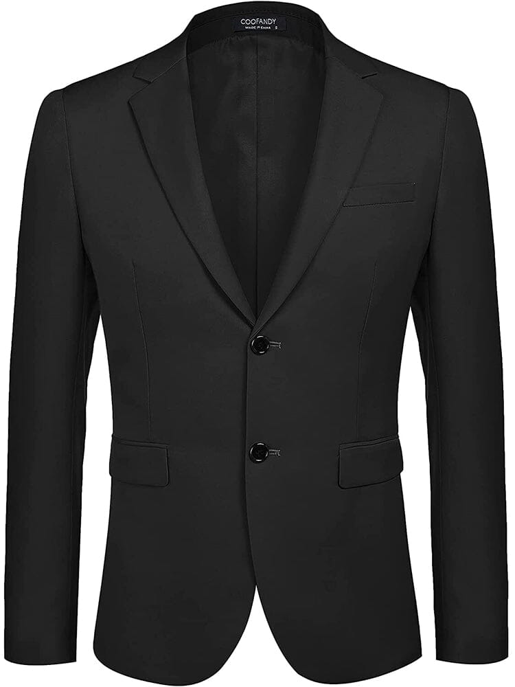 2-Teil Two Knopf Uni Prom Tuxedo Blazer Weste Set