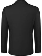 2-Teil Two Knopf Uni Prom Tuxedo Blazer Weste Set