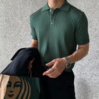 GIMCHEON Gestricktes Poloshirt