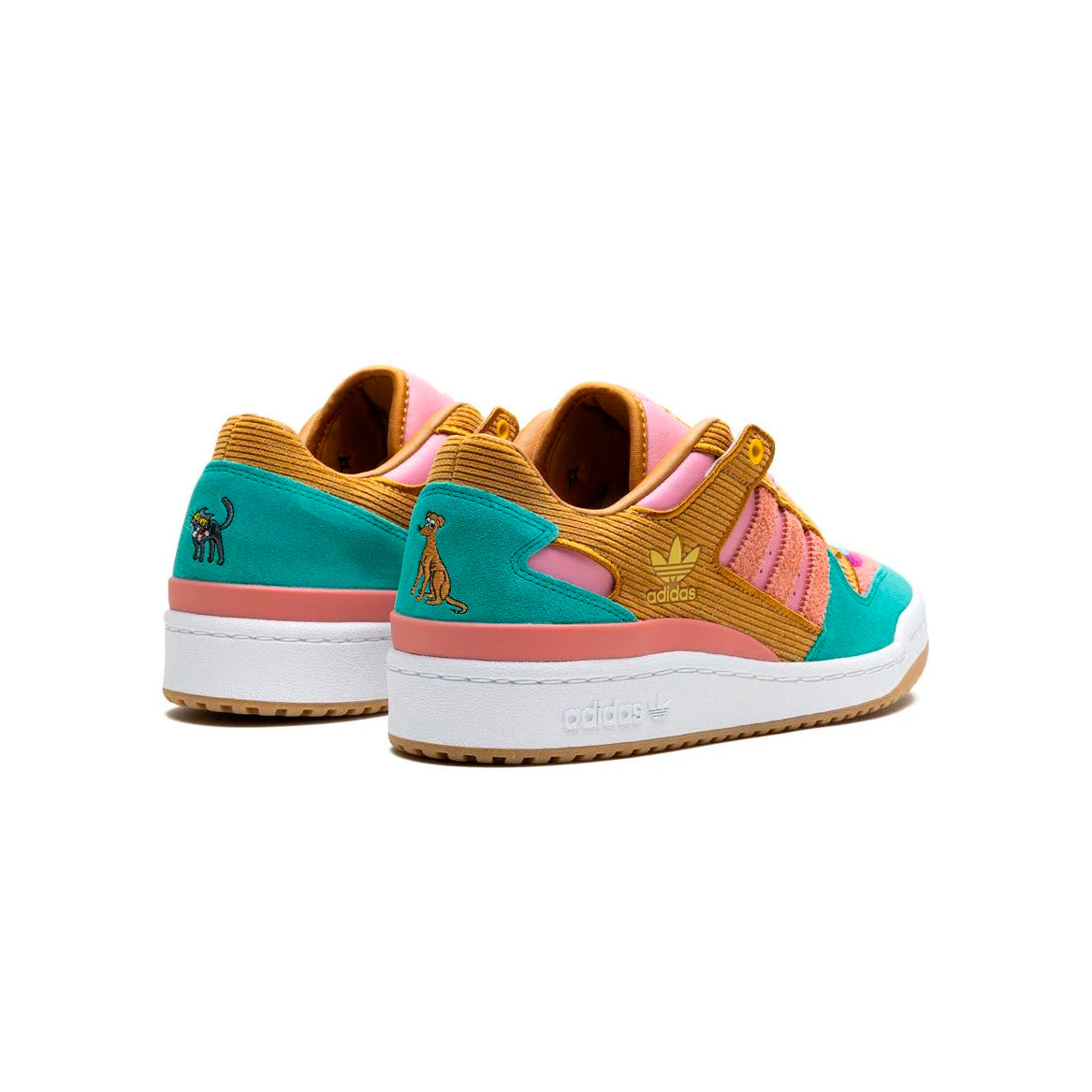 Sneaker Adidas Forum Low Simpsons Multicolore in Leder und Stoff