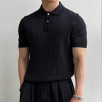 GIMCHEON Gestricktes Poloshirt