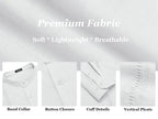 Embroidered Guayabera Leinen Hemd
