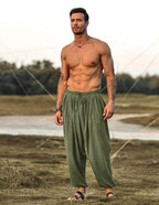 Lockere Fit Leinen Stil Hippie Hose