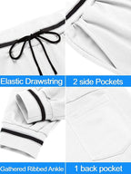 2 Teil Athletisch Jogging Anzug Sets With Pockets