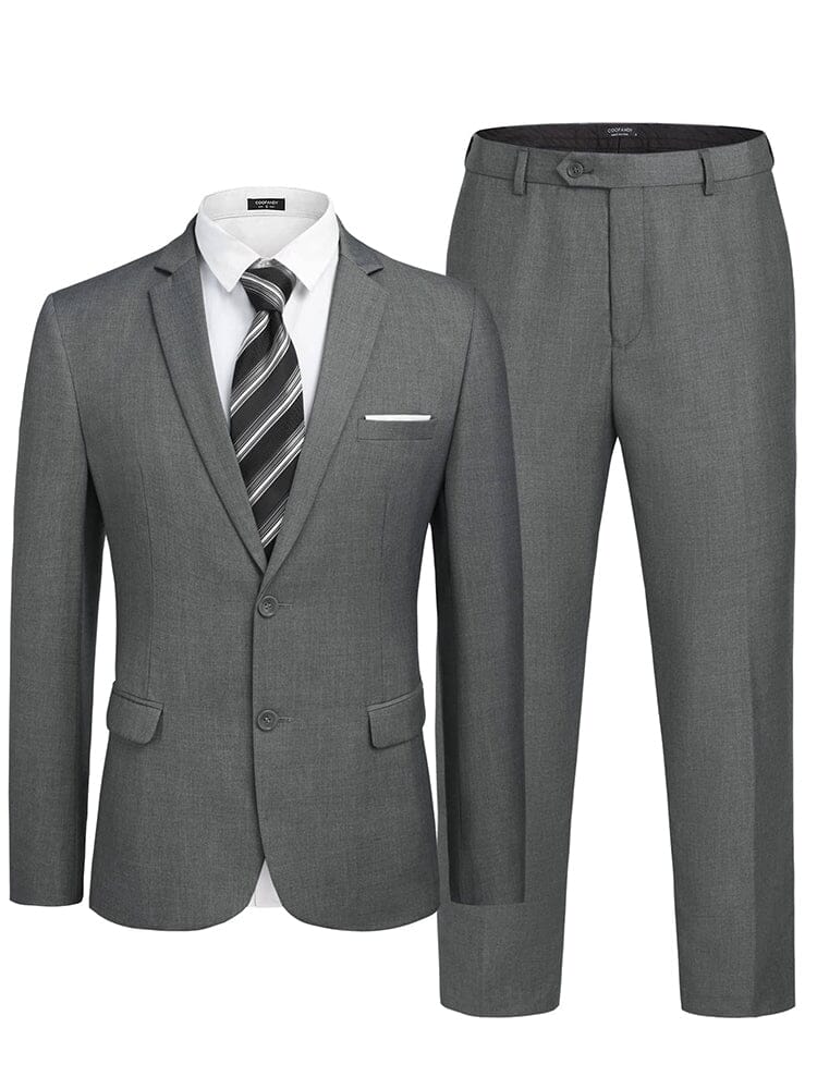 2 Teil Suits Set Slim Fit Tuxedo Jacke Suits