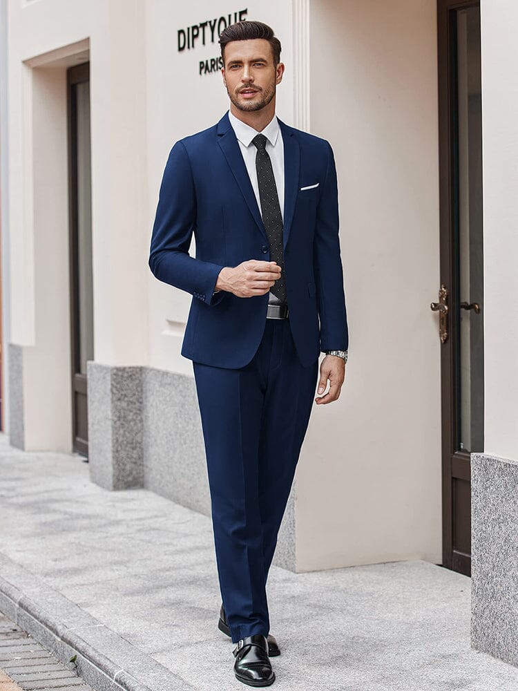2 Teil Suits Set Slim Fit Tuxedo Jacke Suits