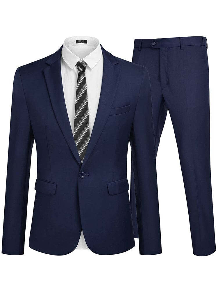2 Teil Tuxedo Anzug Set Blazer Jacke for Business