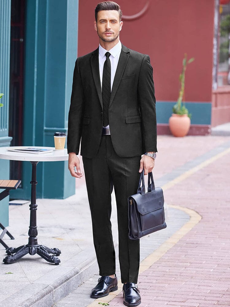2 Teil Tuxedo Anzug Set Blazer Jacke for Business