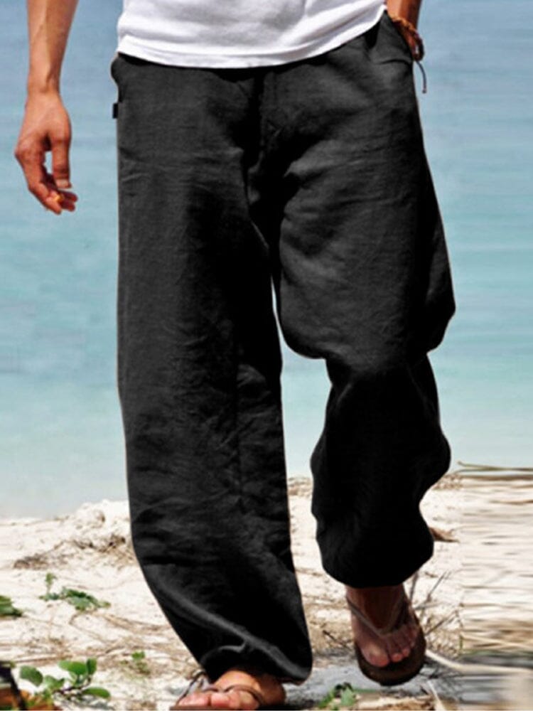 Baumwolle Strand Casual Hose
