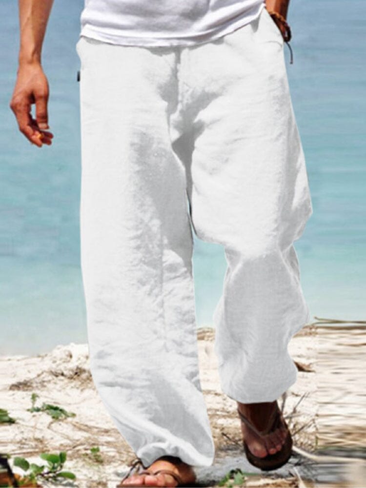 Baumwolle Strand Casual Hose