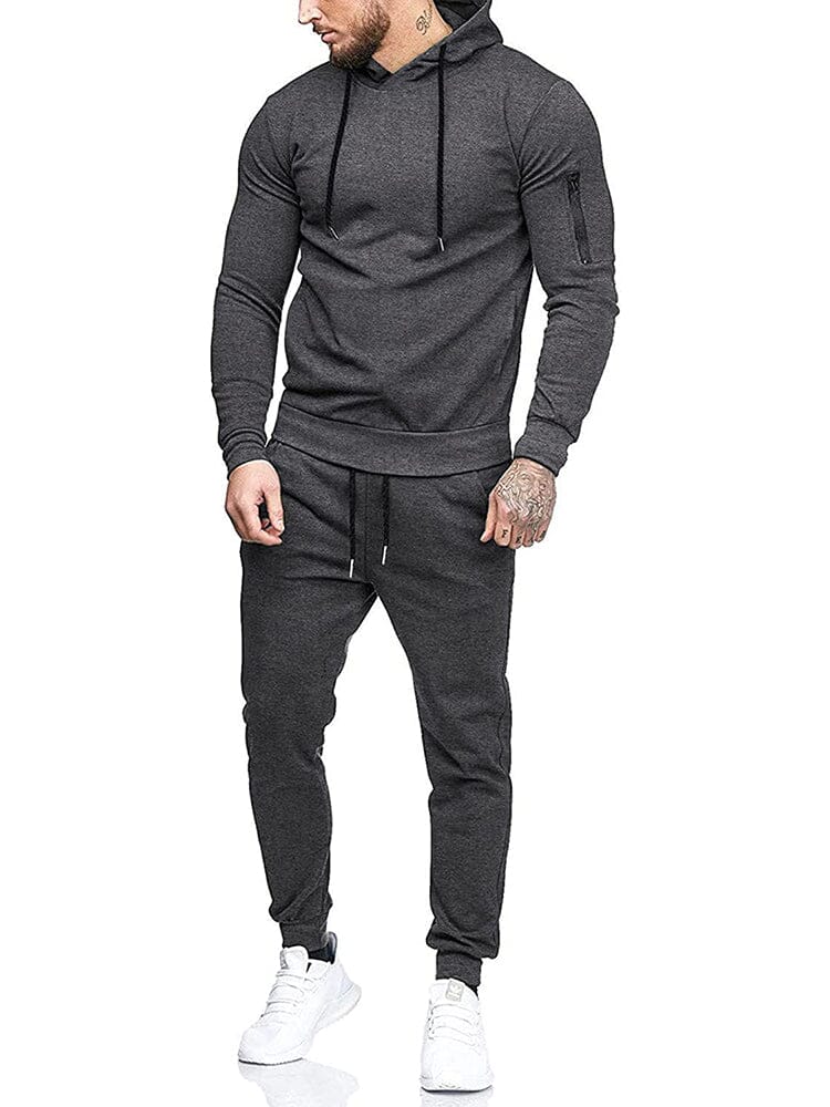Casual 2-Teil Mit Kapuze Running Sport Anzug Sets