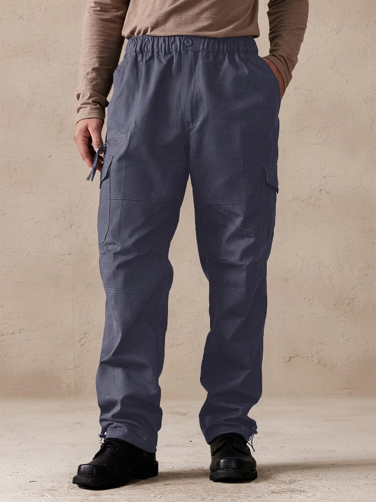Casual 100% Baumwolle Multi Pockets Hose