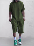 Casual Uni Color Trainingsanzüge Set