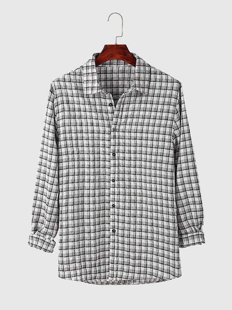 Plaid Baumwolle Hemd
