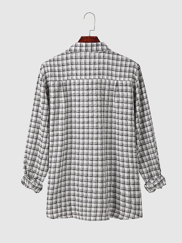Plaid Baumwolle Hemd