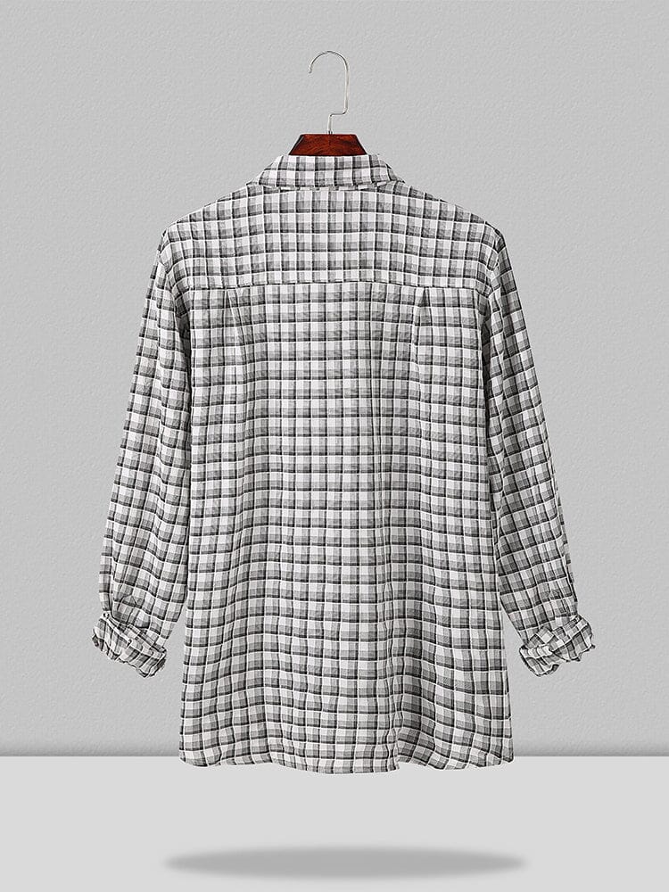 Plaid Baumwolle Hemd