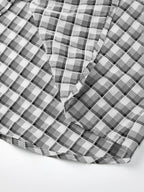 Plaid Baumwolle Hemd