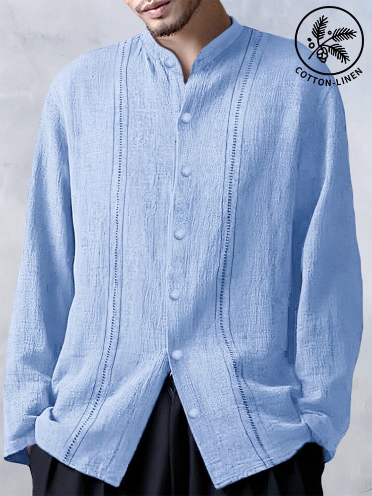 Casual Baumwolle Leinen Lockere Fit Hemd