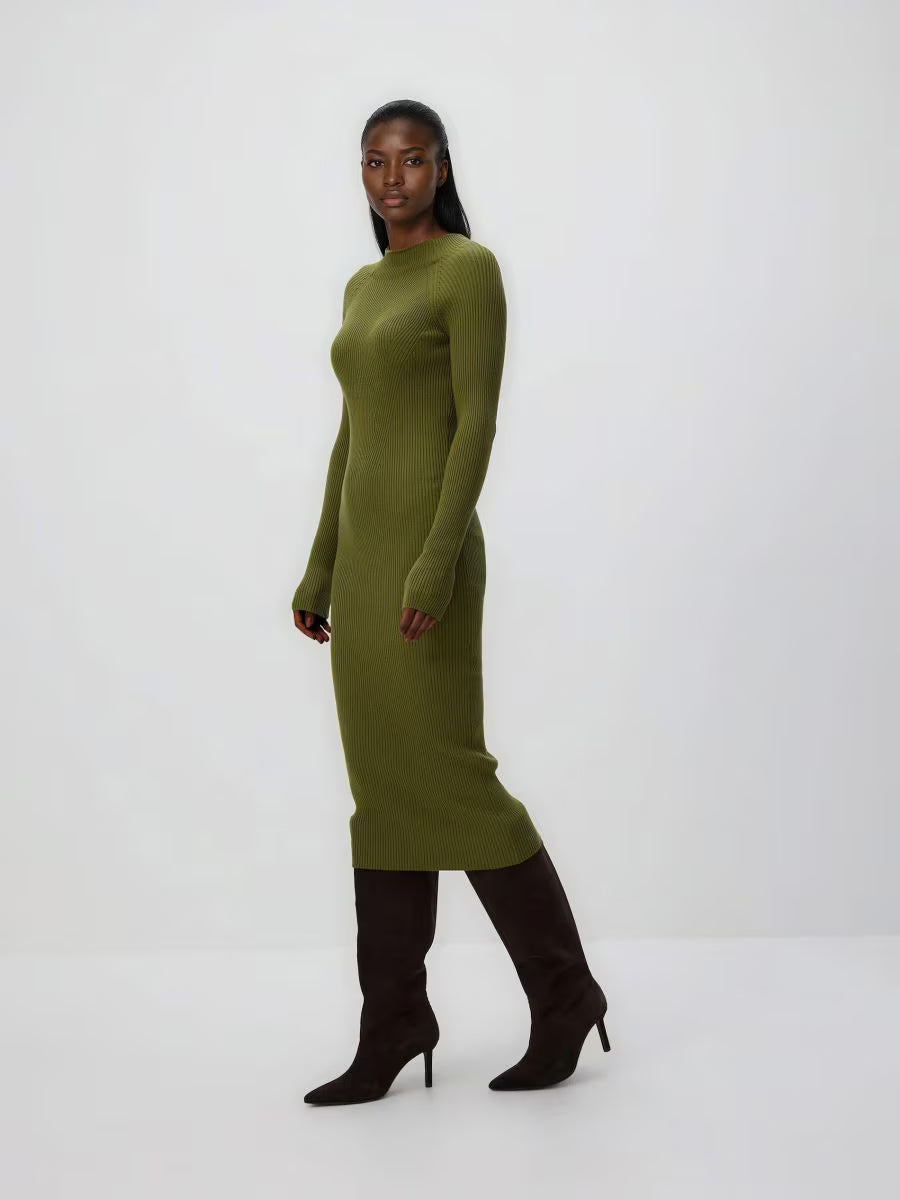 Abito a coste con viscosa