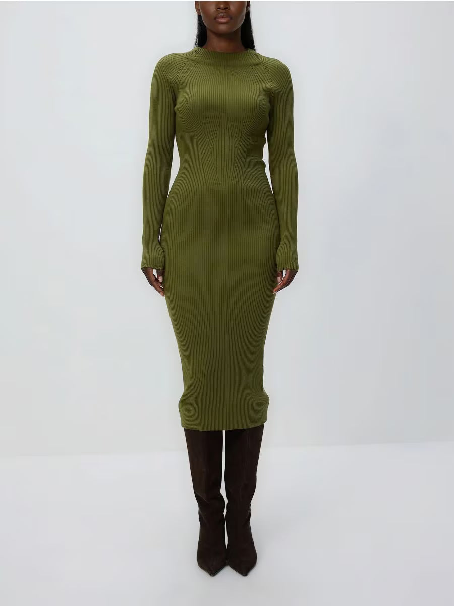 Abito a coste con viscosa