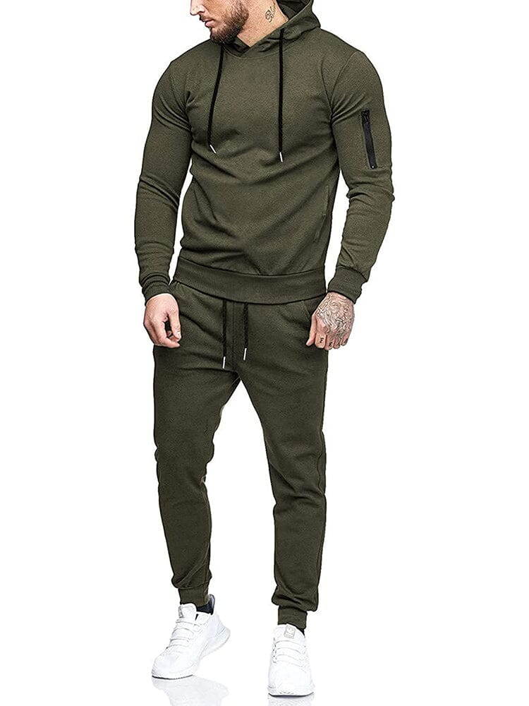 Casual 2-Teil Mit Kapuze Running Sport Anzug Sets